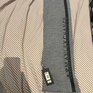 Armani Exchange Scarf Gray on Gray - Brand New with Tags, One Size